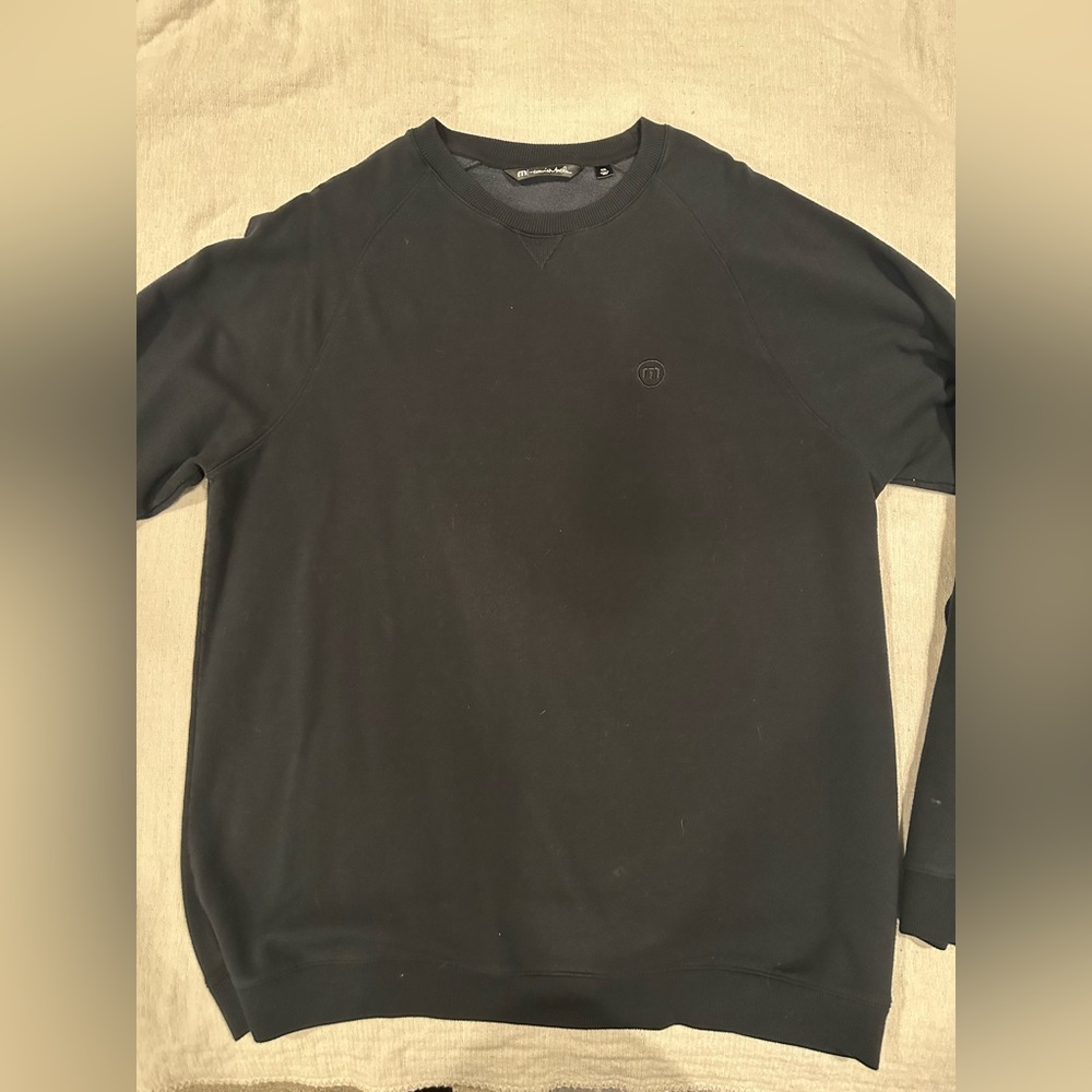 Travis Mathew Men’s, Cloud Crew OG 3.0, black XXL